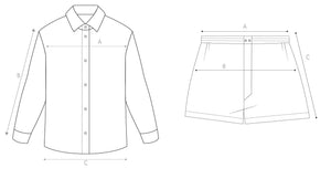 Sizing diagram