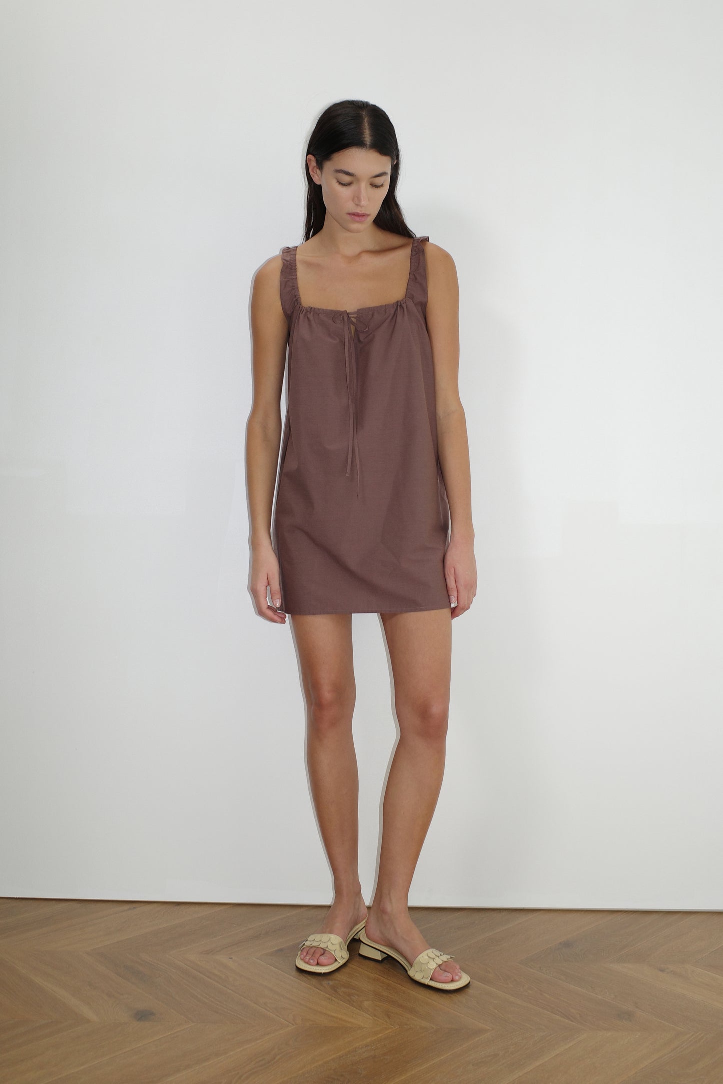 The Bow Dress - Cedar