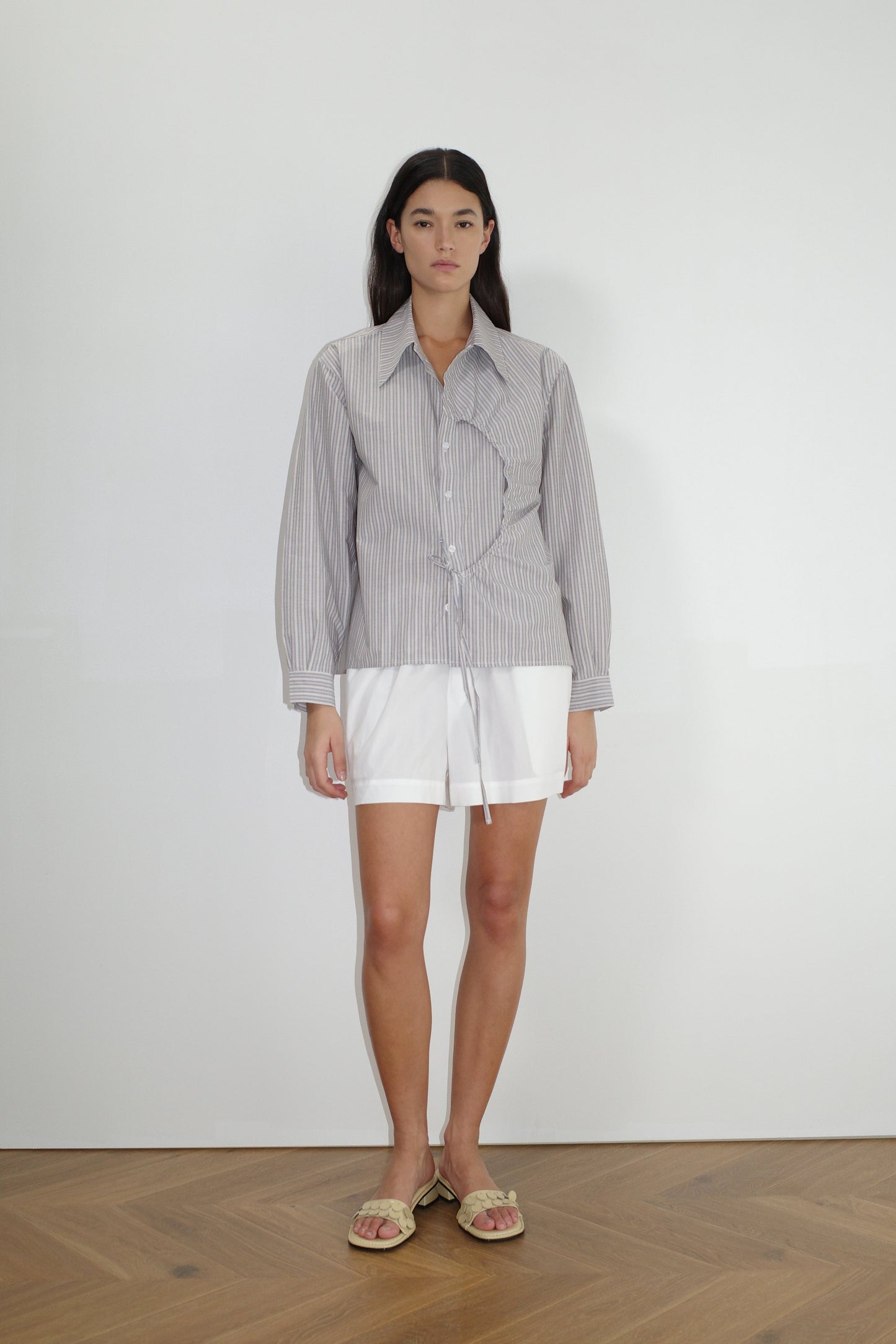 Arch Tie Shirt - Seas Stripe