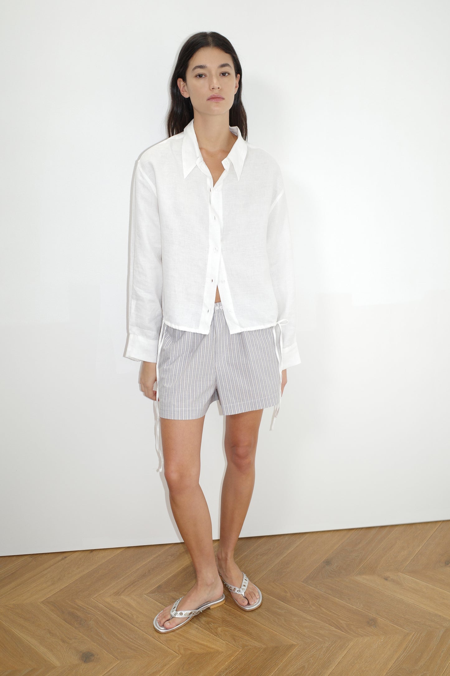 Hem Shirt - White