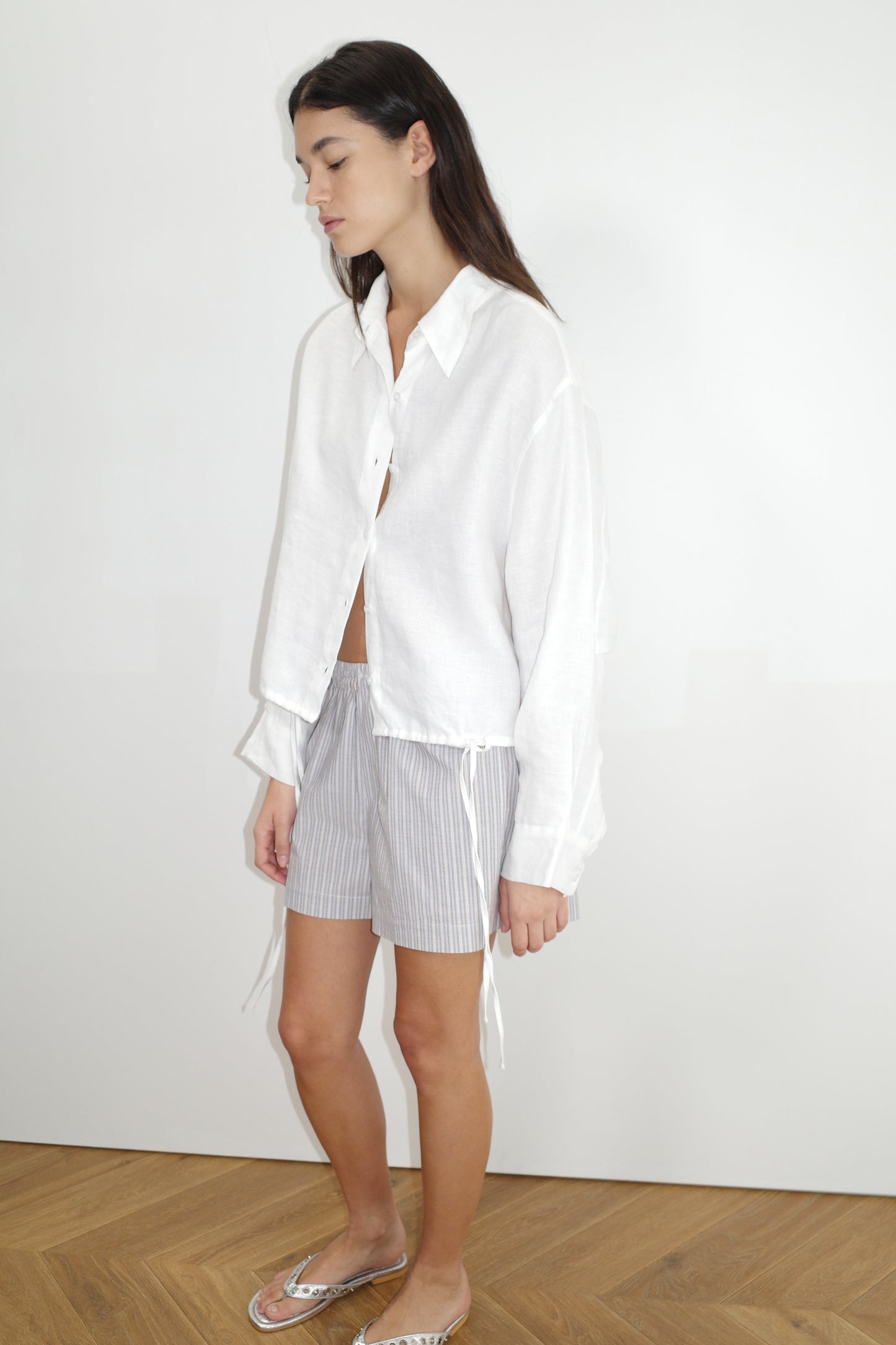 Hem Shirt - White