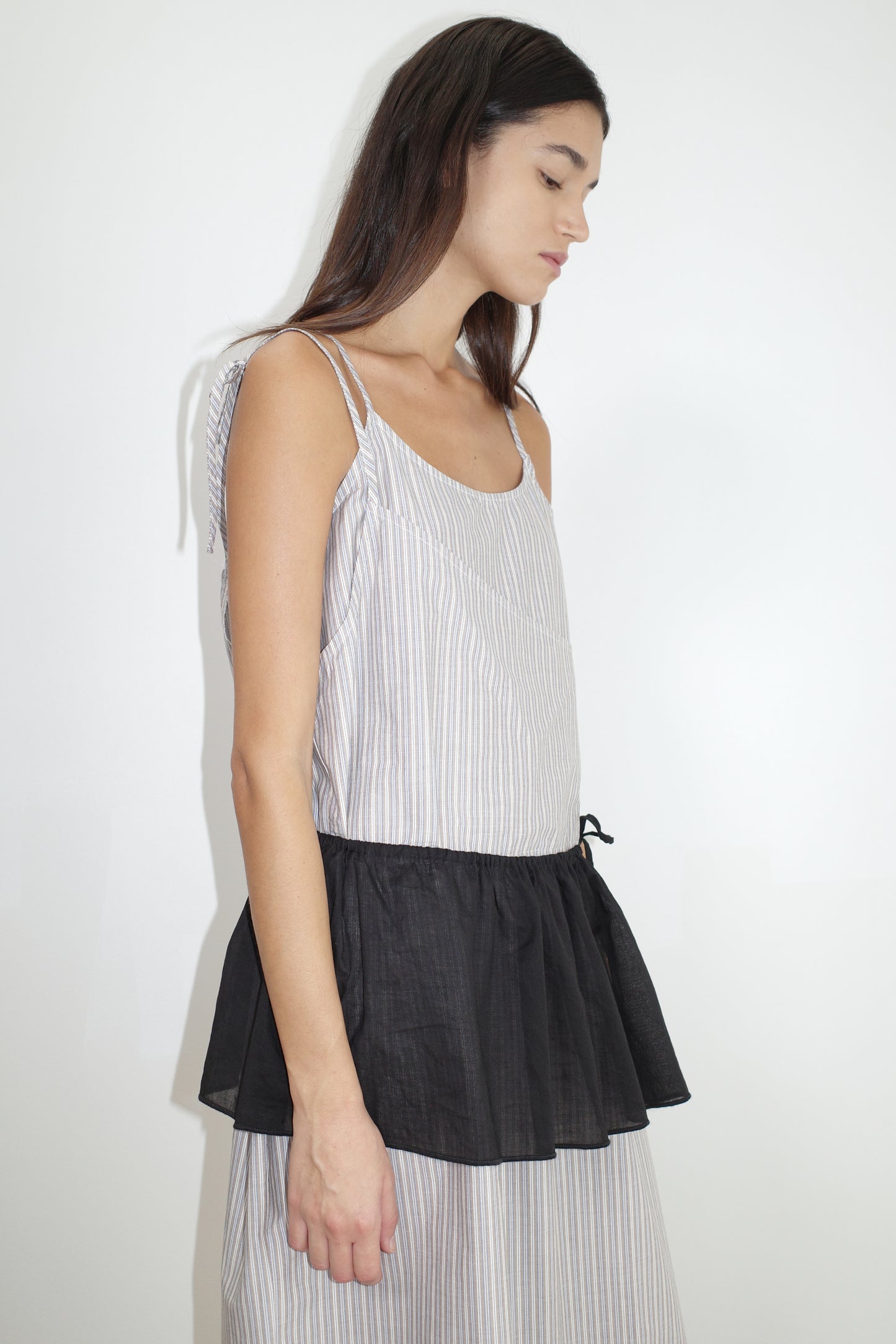 Double Layer Dress - Seas Stripe