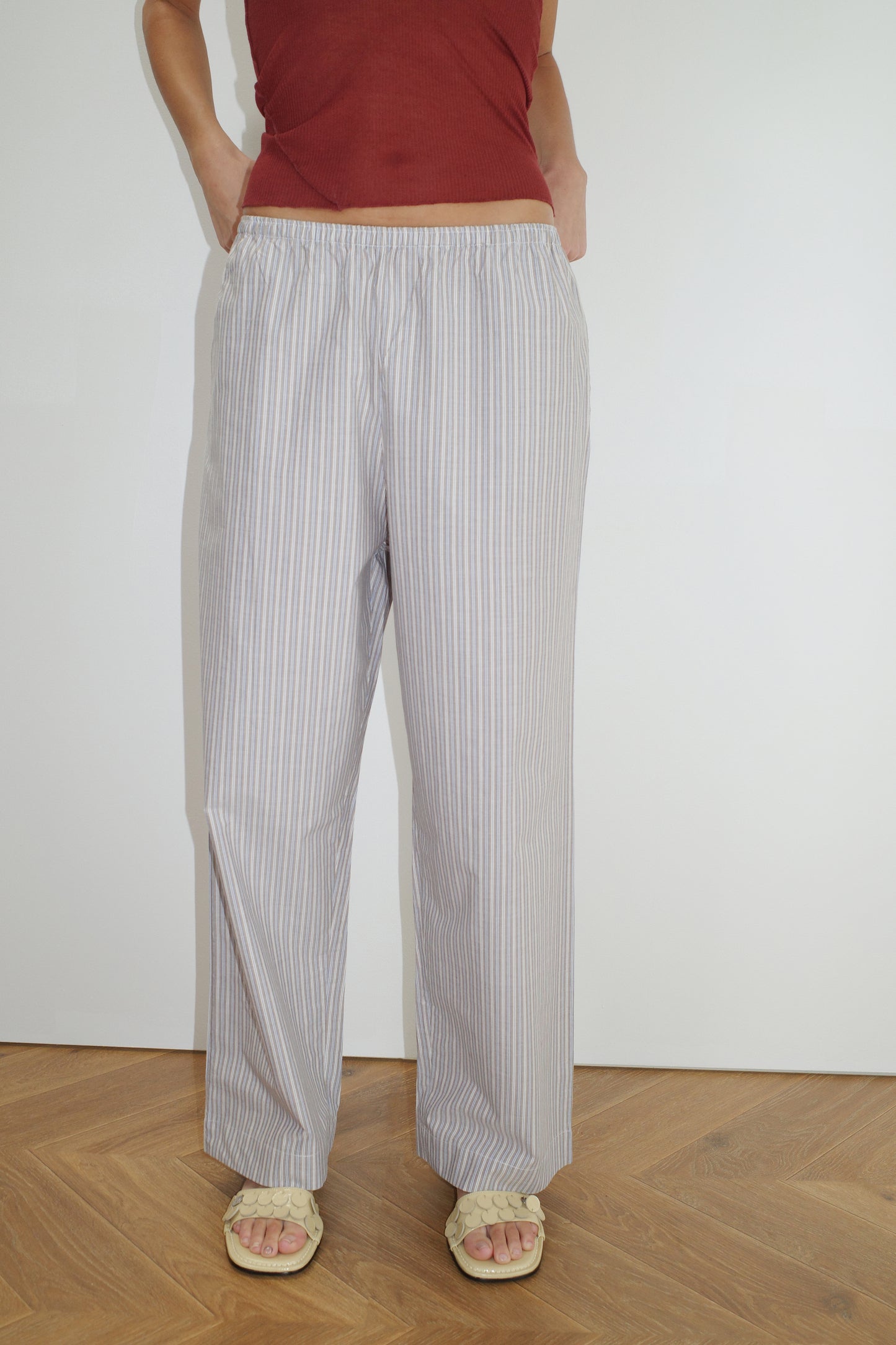 Ease Trouser - Seas Stripe