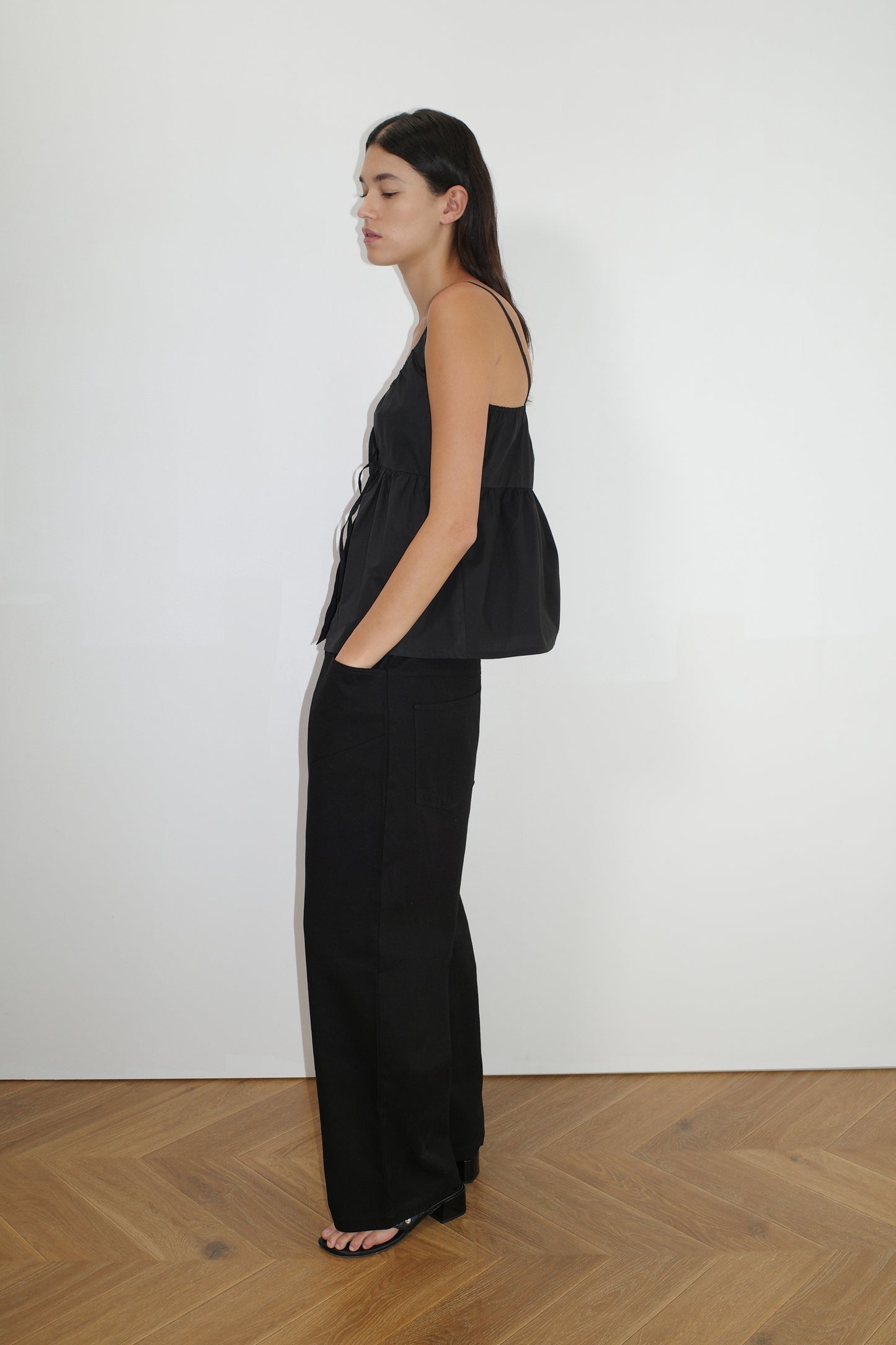 Square Pocket Pant - Black