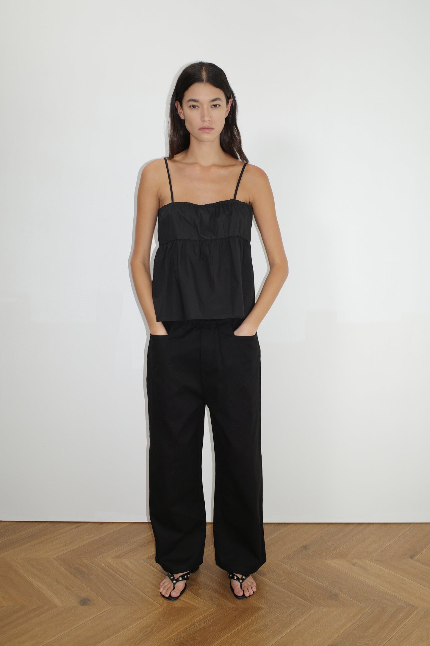 Square Pocket Pant - Black