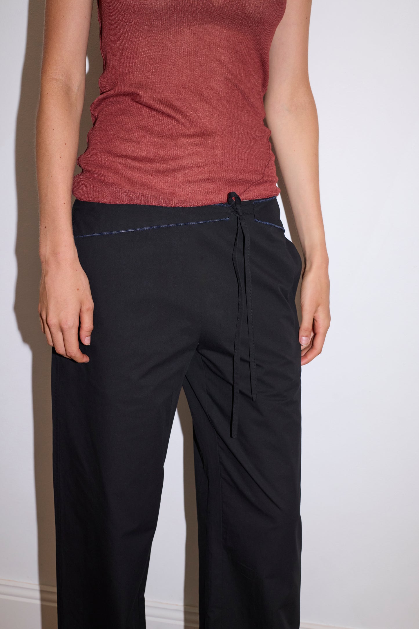 Belted Pant - Black