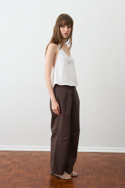 Trim Halter - White