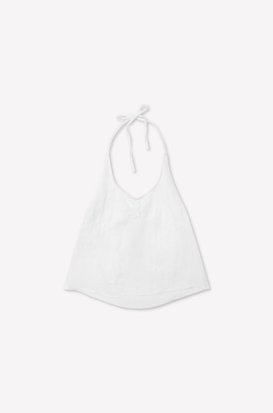 Trim Halter - White