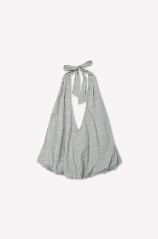 Voile Halter - Honey Check