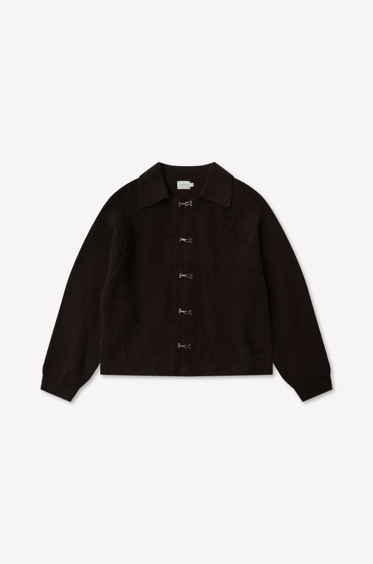 Clasp Knit - Brown