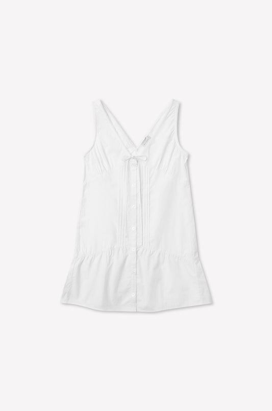 Detail Dress - White