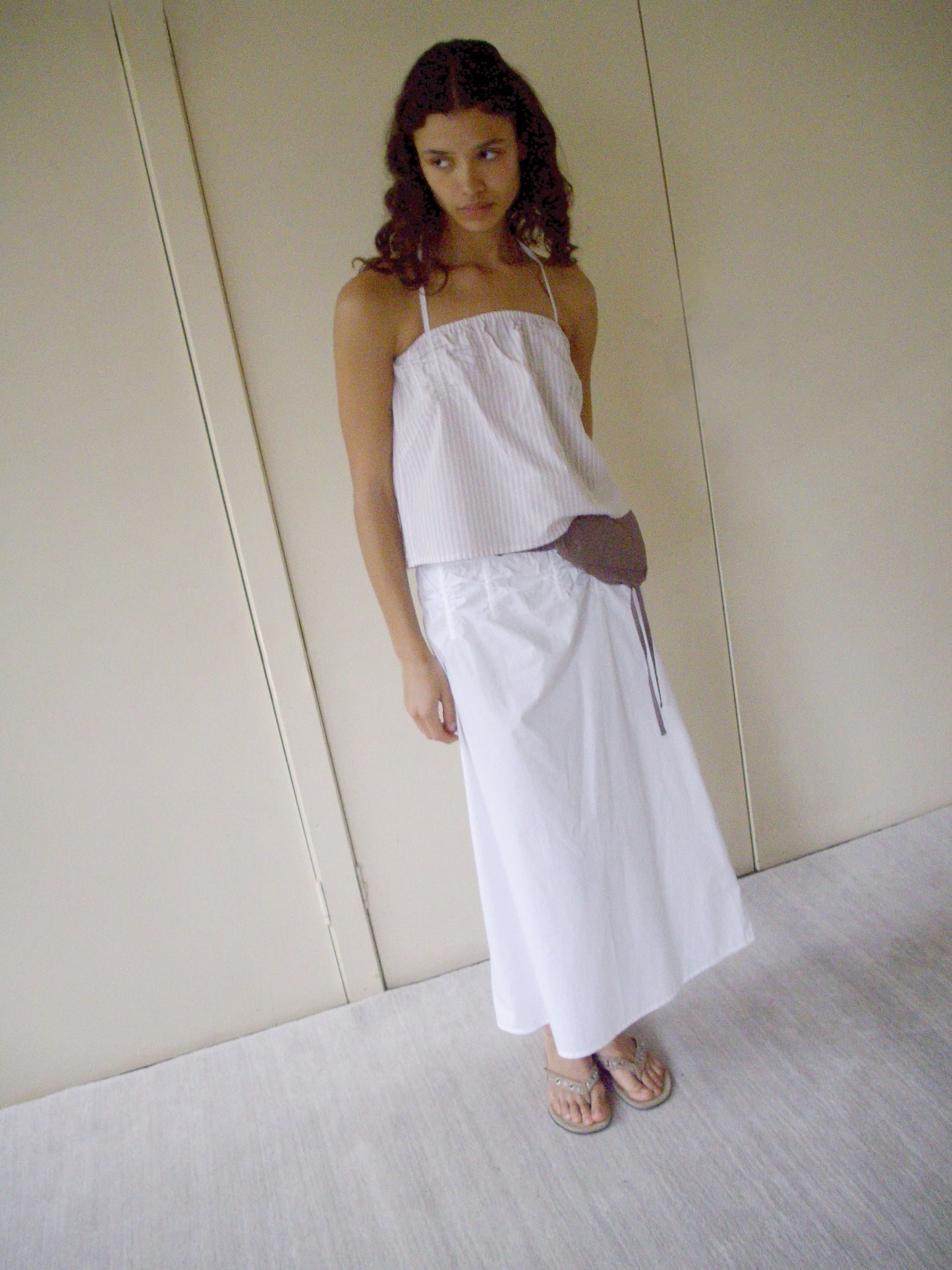 Channel Skirt - White