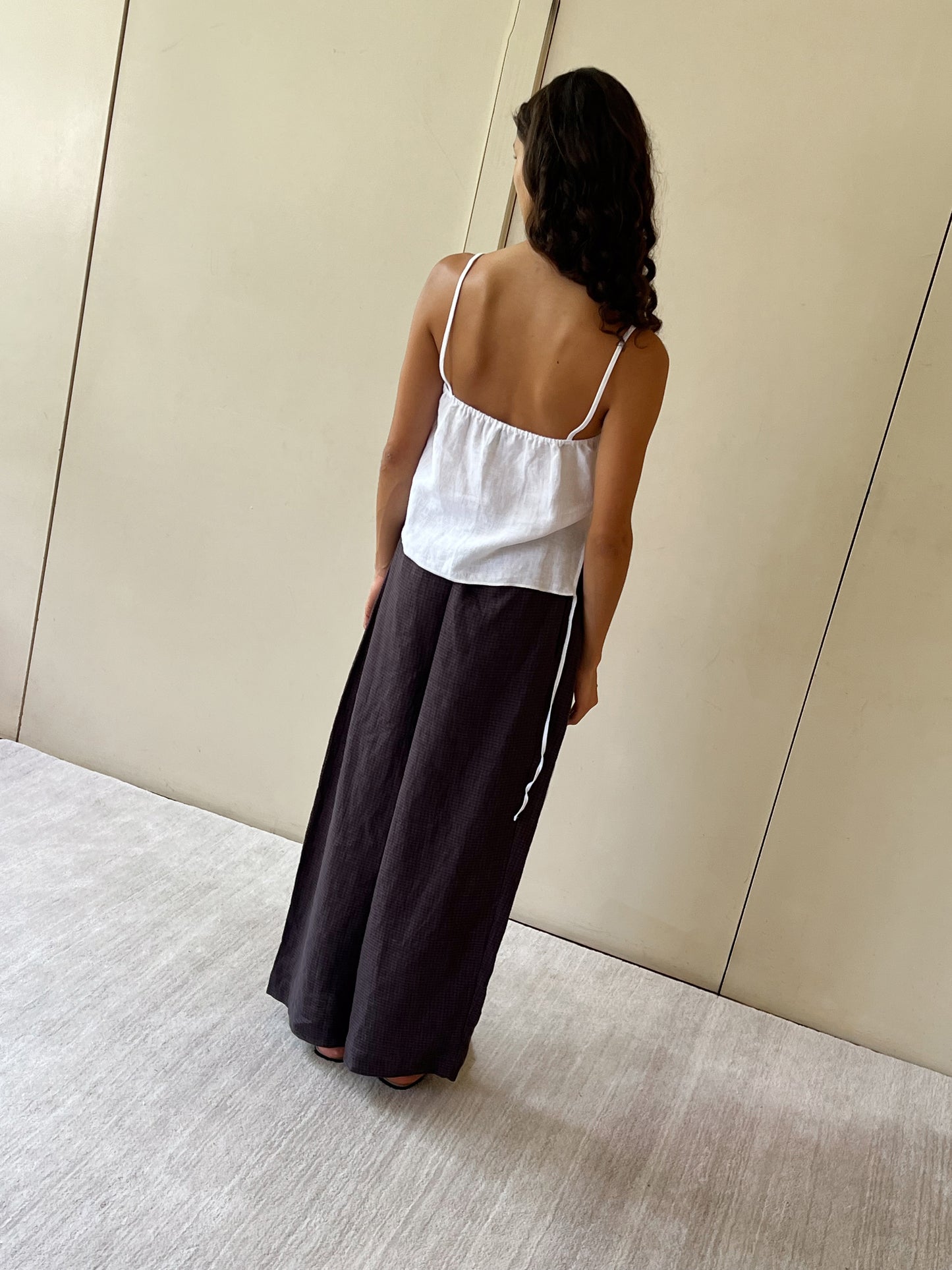 Fold Pant - Slate Check