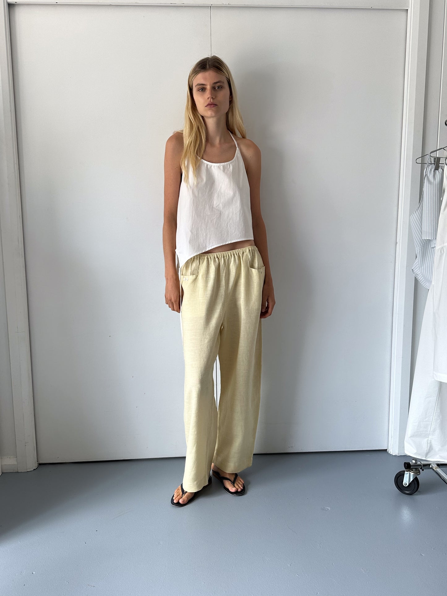 Arch Halter - White