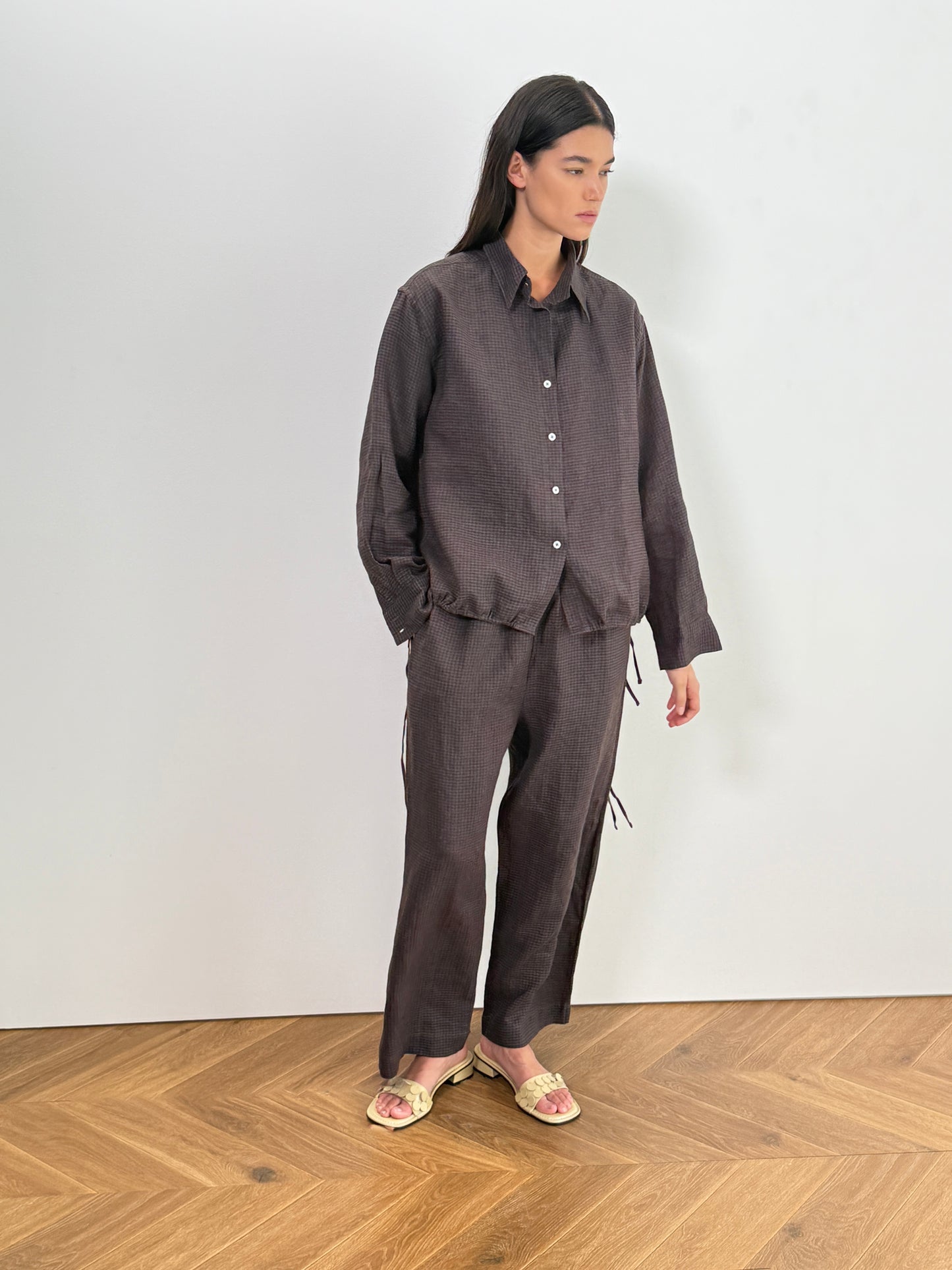 Tie Split Set - Slate Check