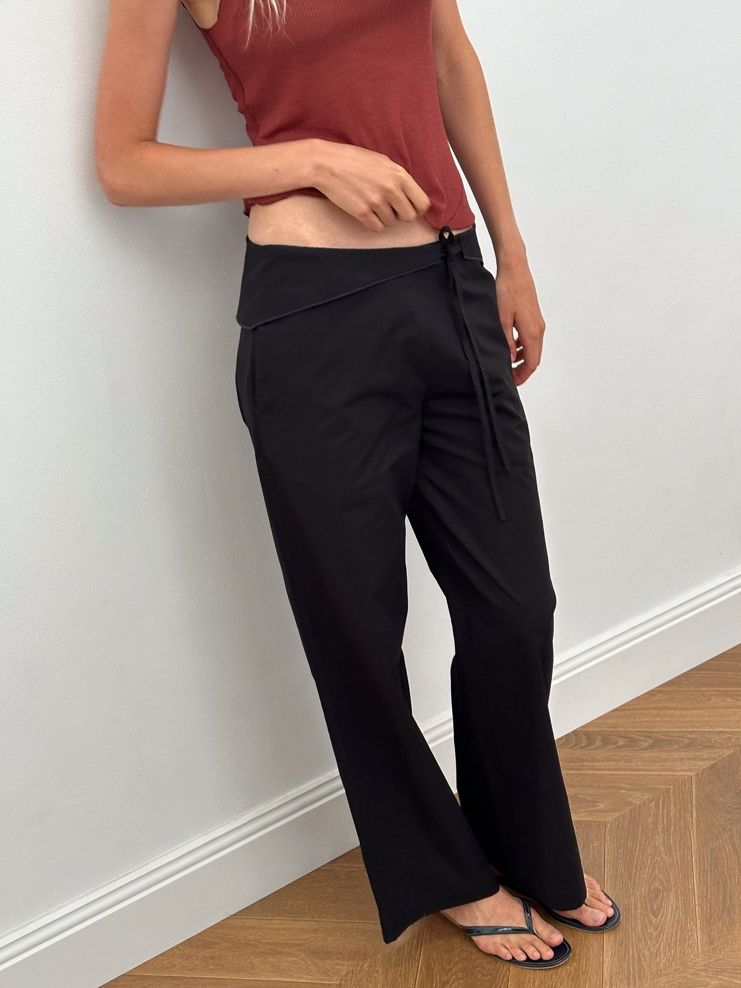 Belted Pant - Black