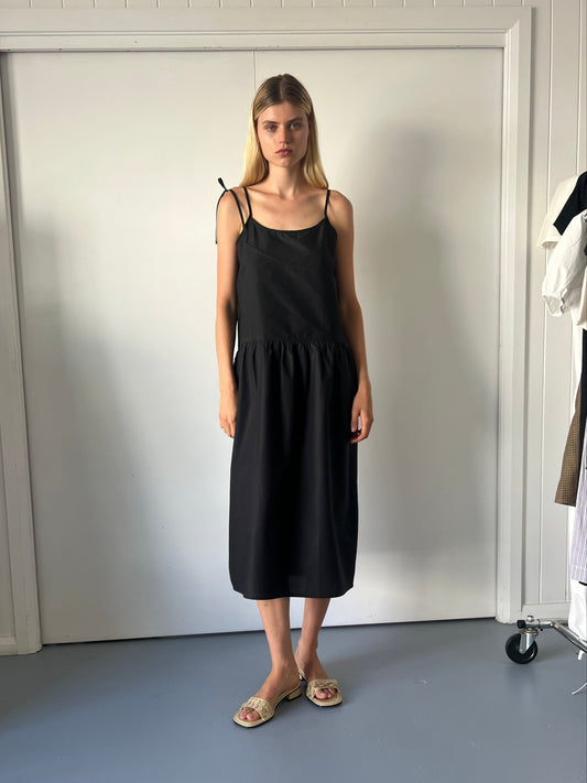 Double Layer Dress - Black