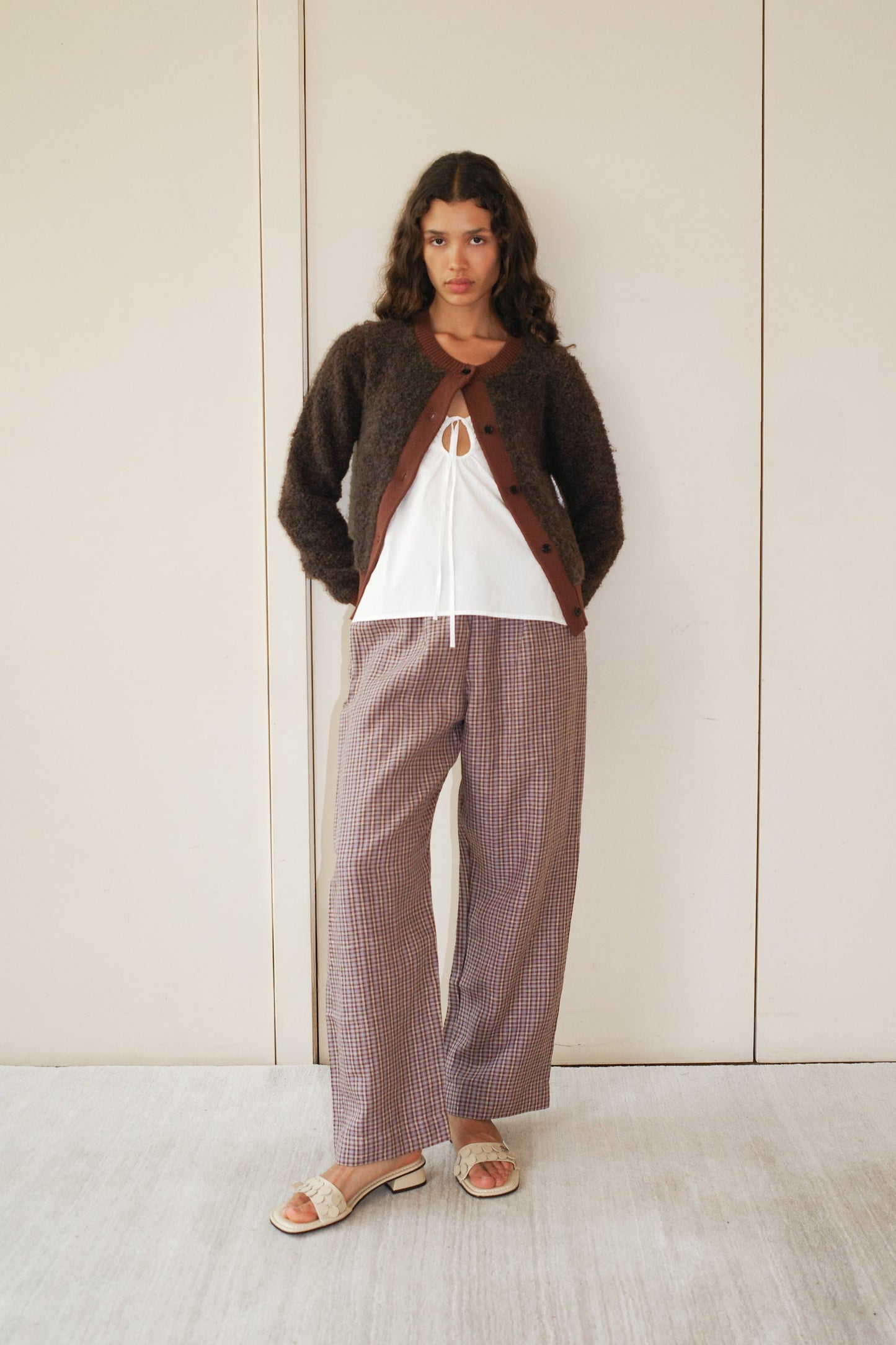 U Shape Top - White