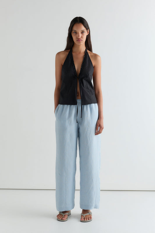 Linen Ease Trouser - Air Check