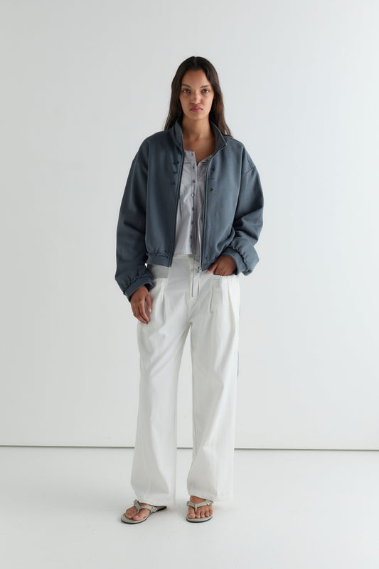 Frill Jumper - Blue Slate