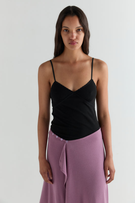 Lace Tank - Black
