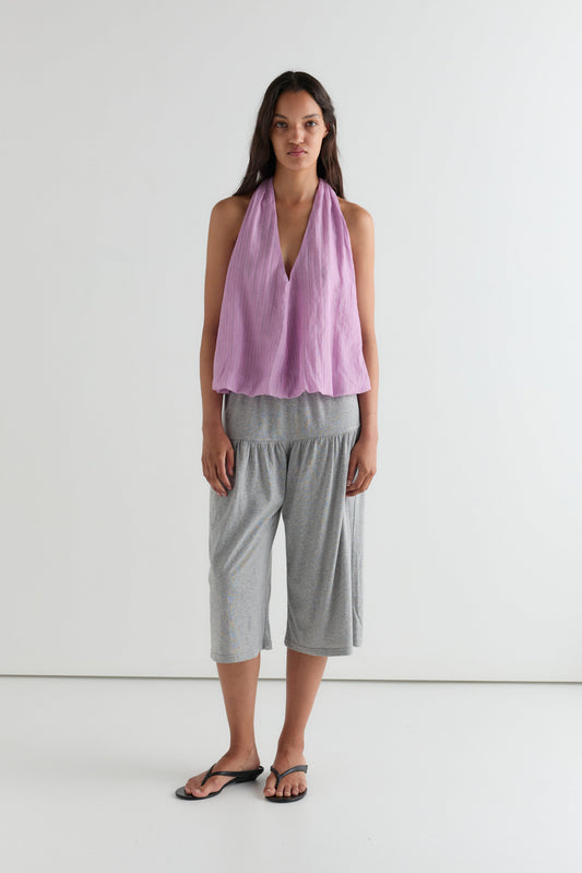 Mid Jersey Lounger - Grey