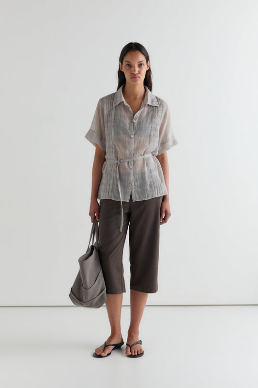 Linear Shirt - Honey Check
