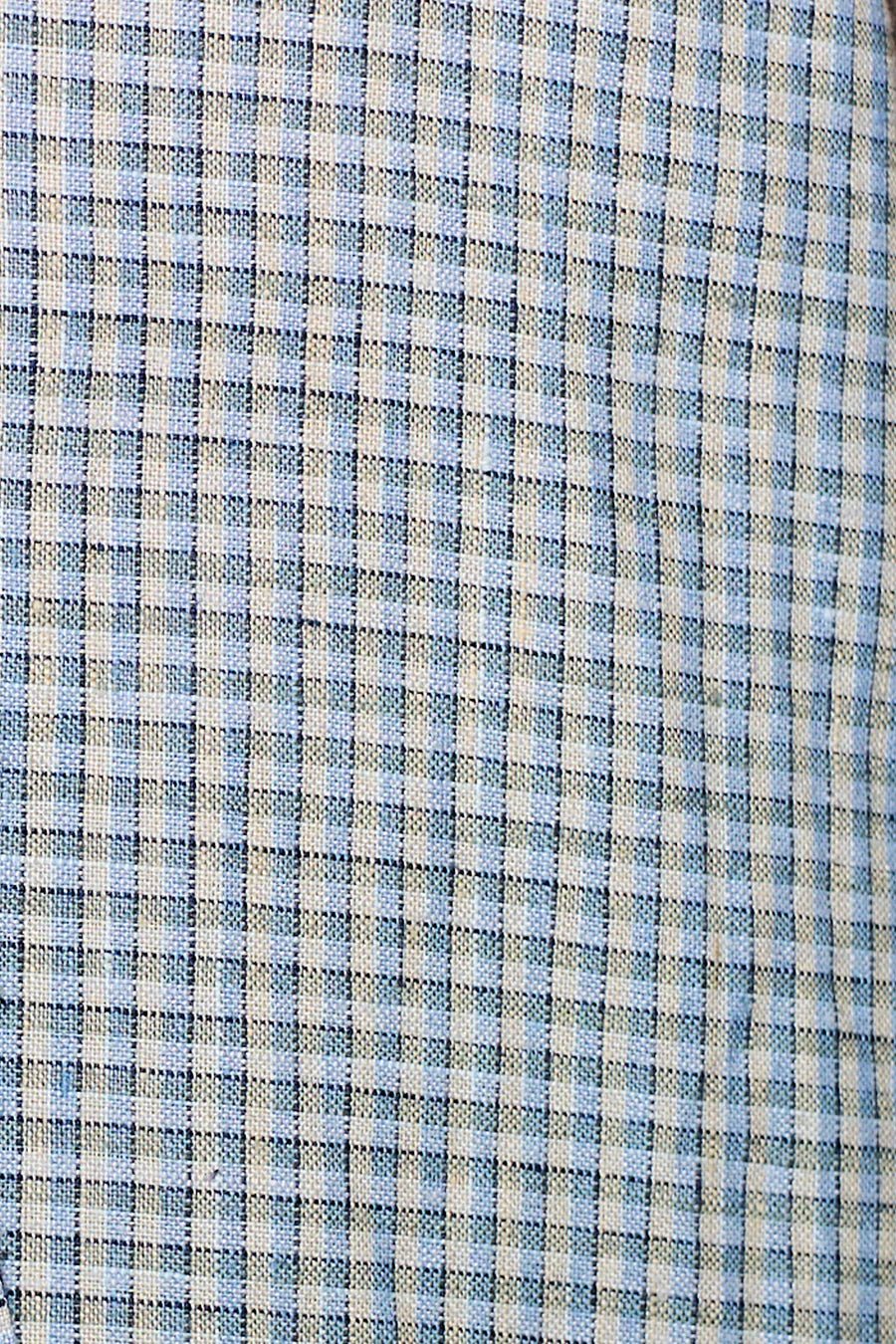 Close up of Duvet cover - field check fabric by Deiji Studios