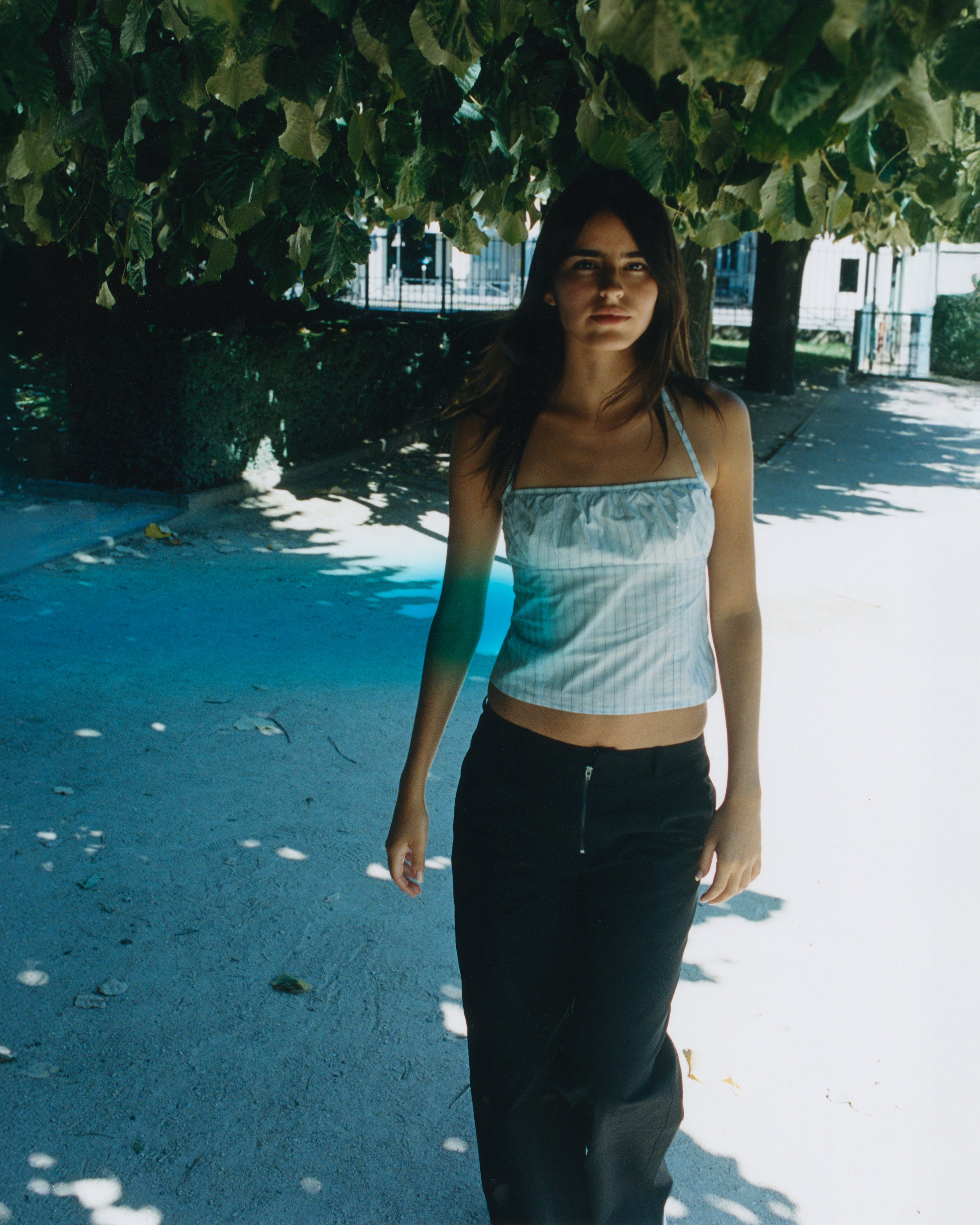 Strap Top - Mineral Stripe