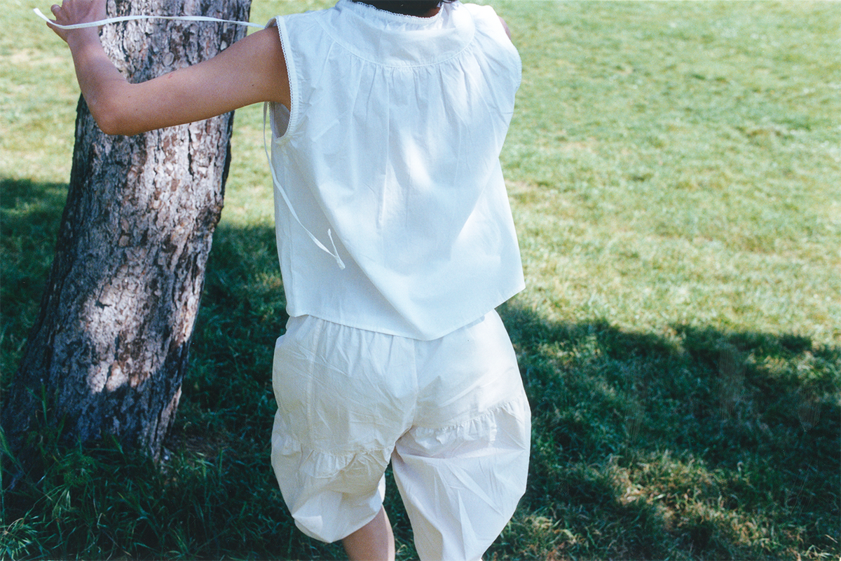Angled Culotte - Off White