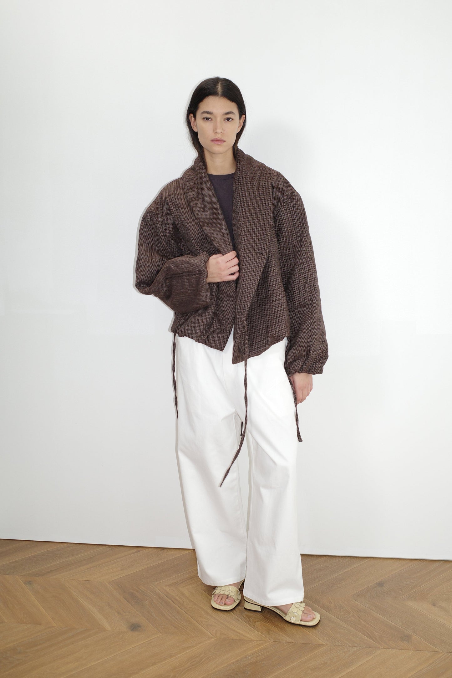 Bubble Coat - Herringbone