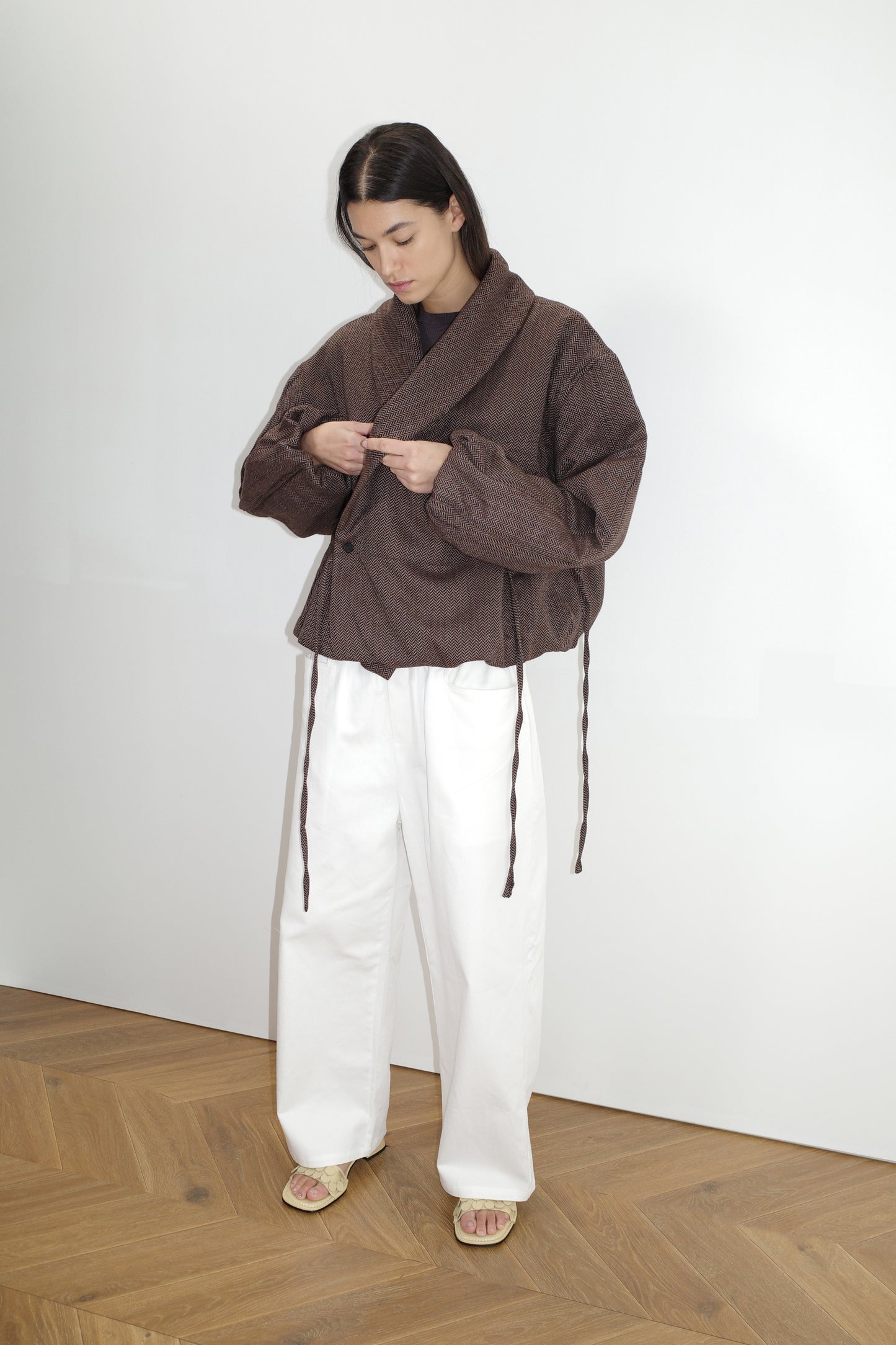 Bubble Coat - Herringbone