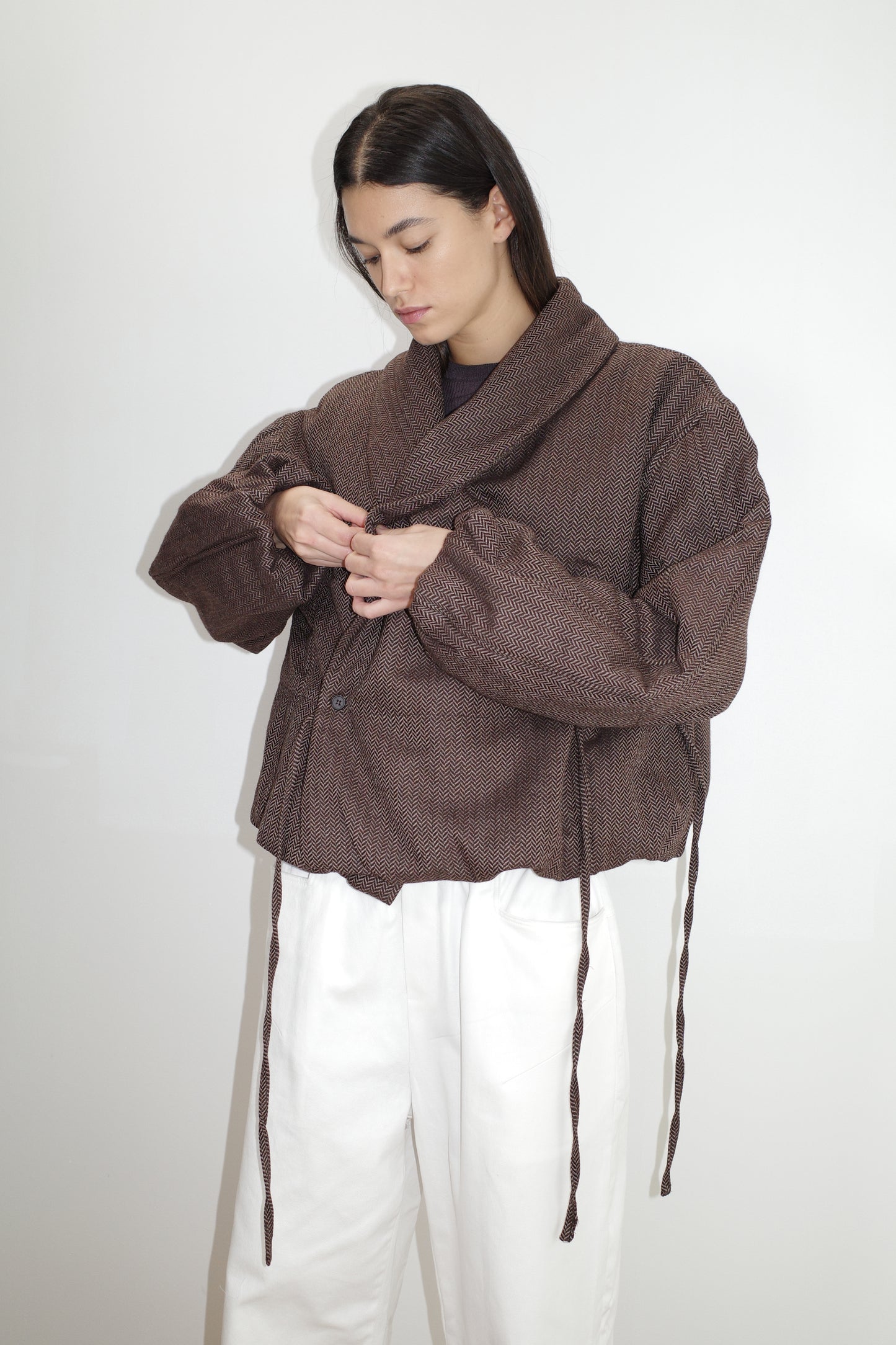 Bubble Coat - Herringbone