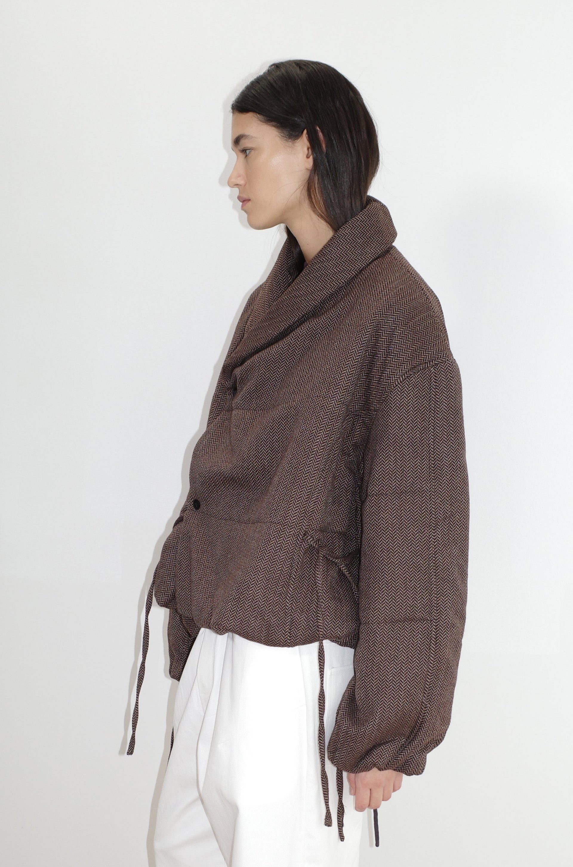 Bubble Coat - Herringbone