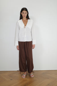 Tie Hem Pant - Hazel