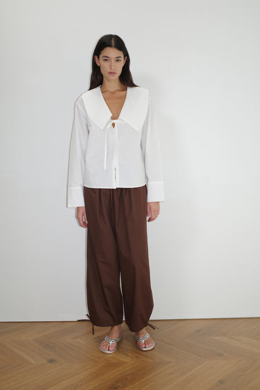 Tie Hem Pant - Hazel