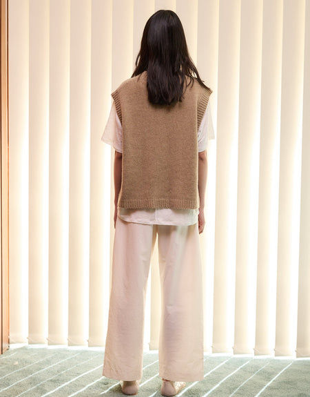 the ease trouser  - off white | Deiji Studios