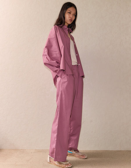 the ease trouser  - lavender | Deiji Studios