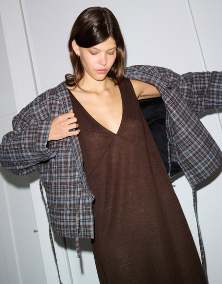 the padded flannel overthrow - check flannel | Deiji Studios