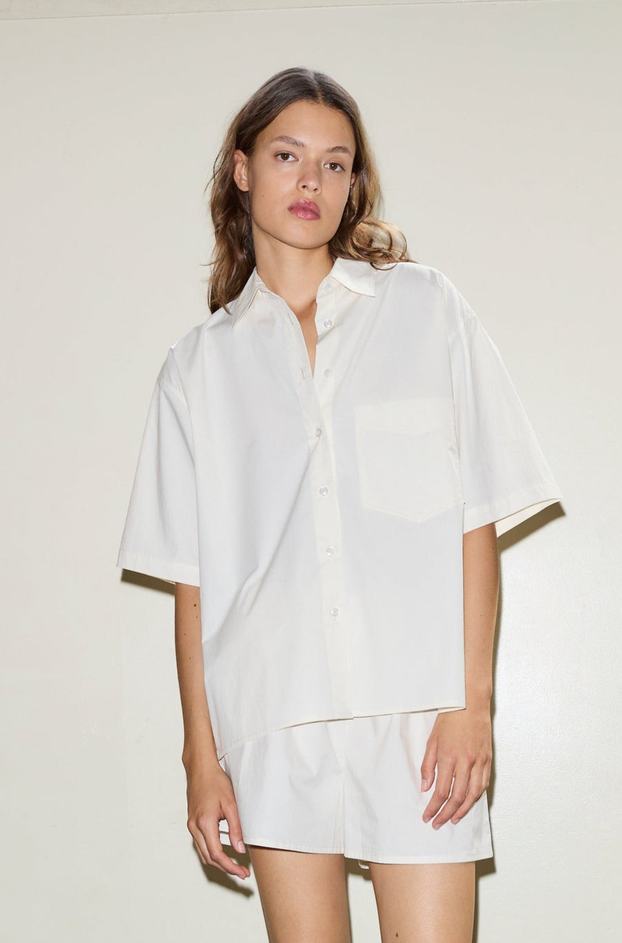 The Short Sleeve Shirt  - Off White
