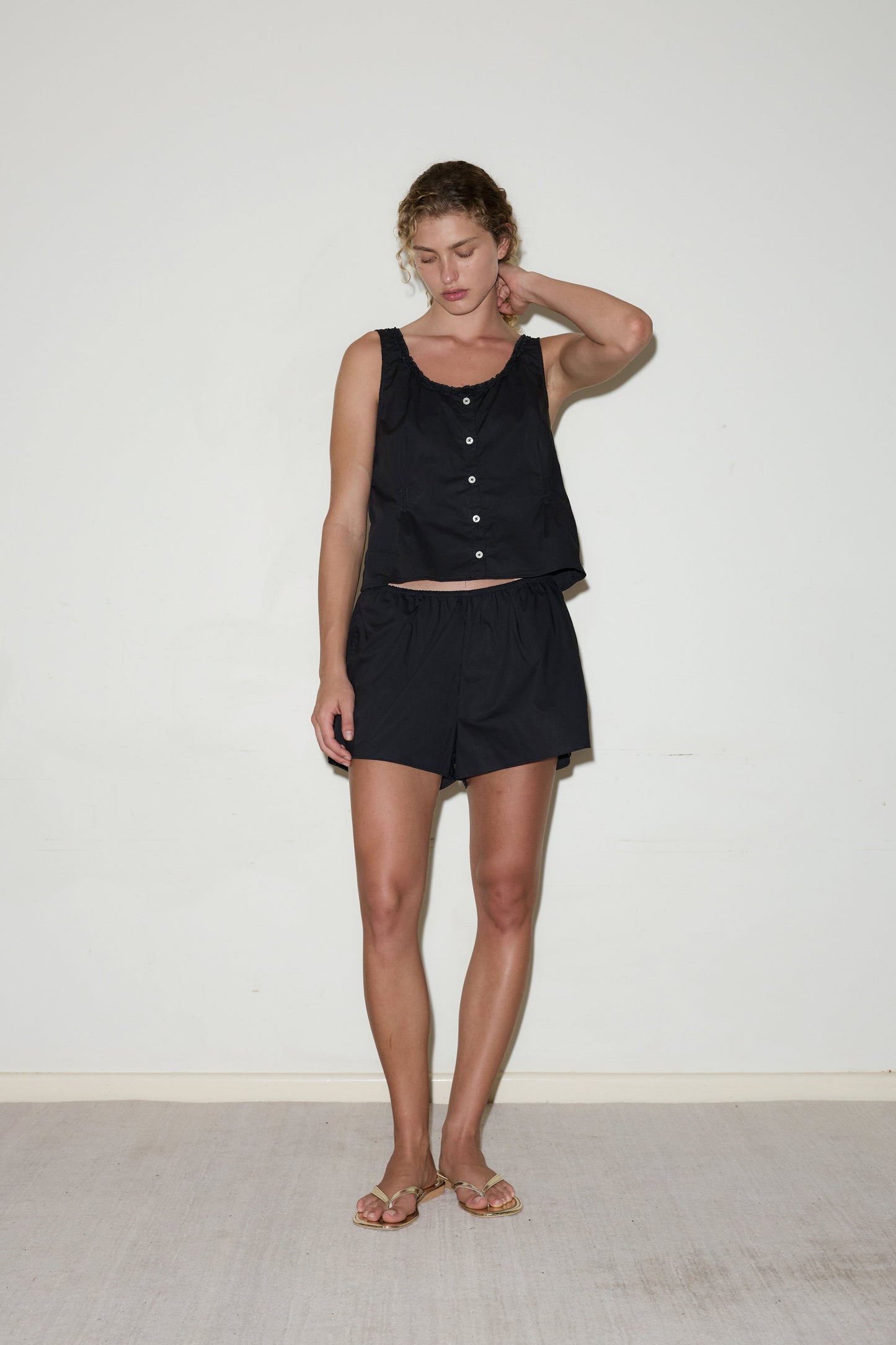 PJ Short Set - Black