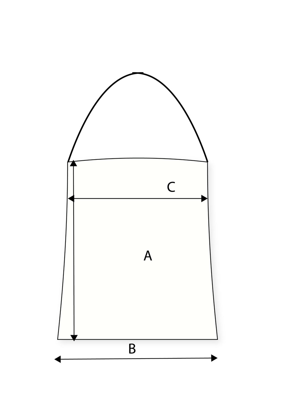 Garment sizing diagram