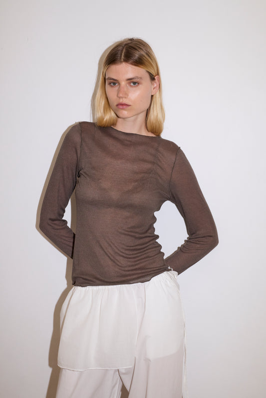 Knit Long Sleeve - Stone