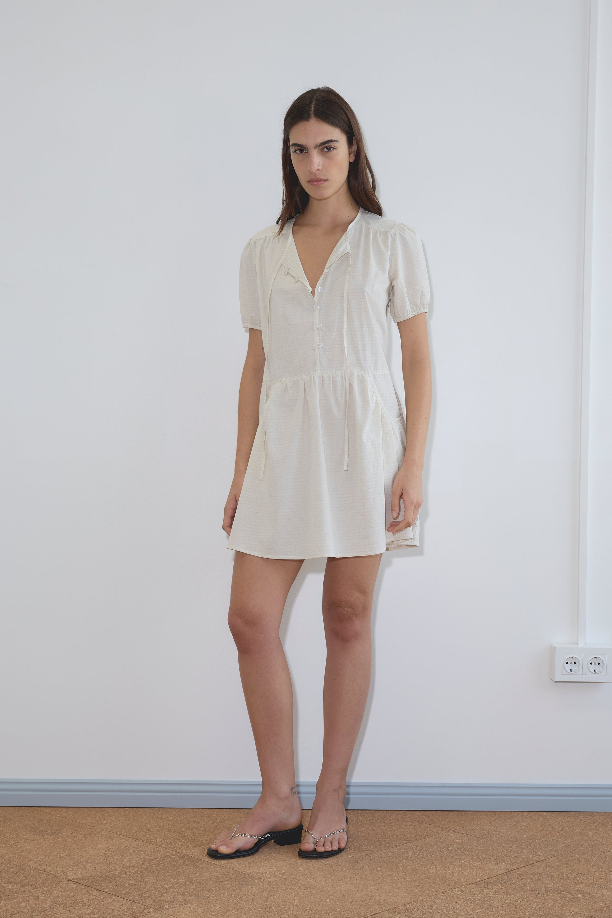 deiji studios mini dress Deiji Studios Shift Mini Dress - Black