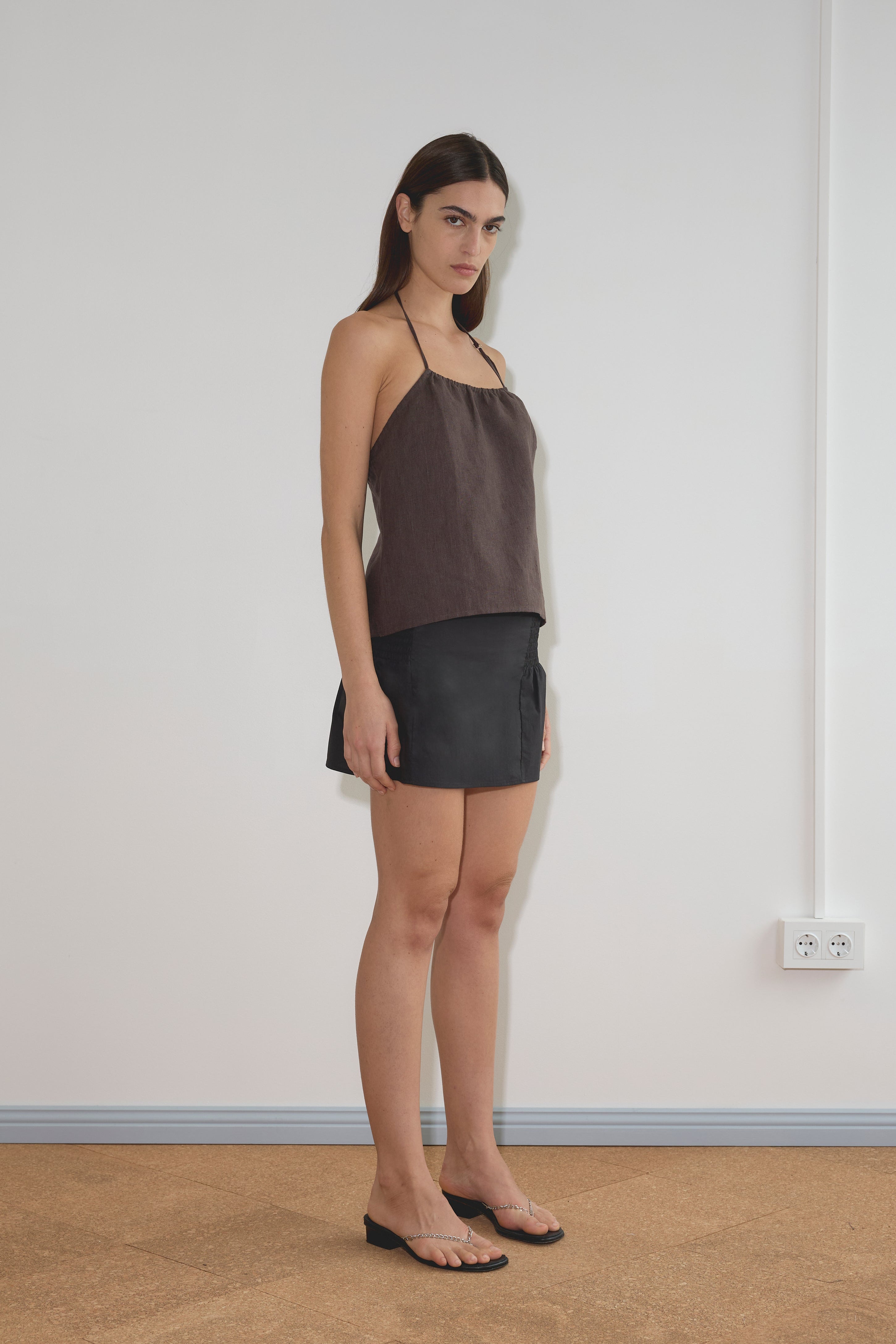 Shirring Skirt - Black