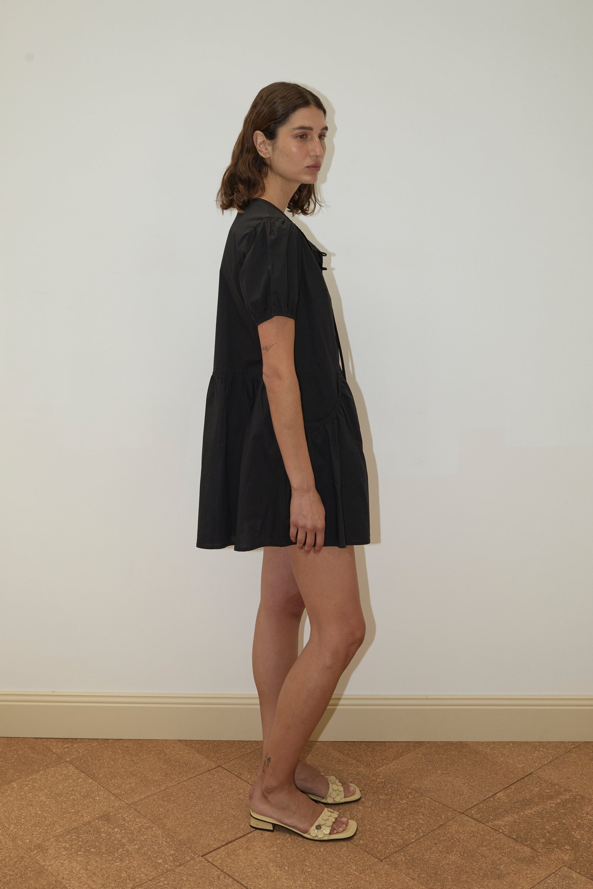 Pocket Mini Dress - Black Pocket Mini Dress - Black