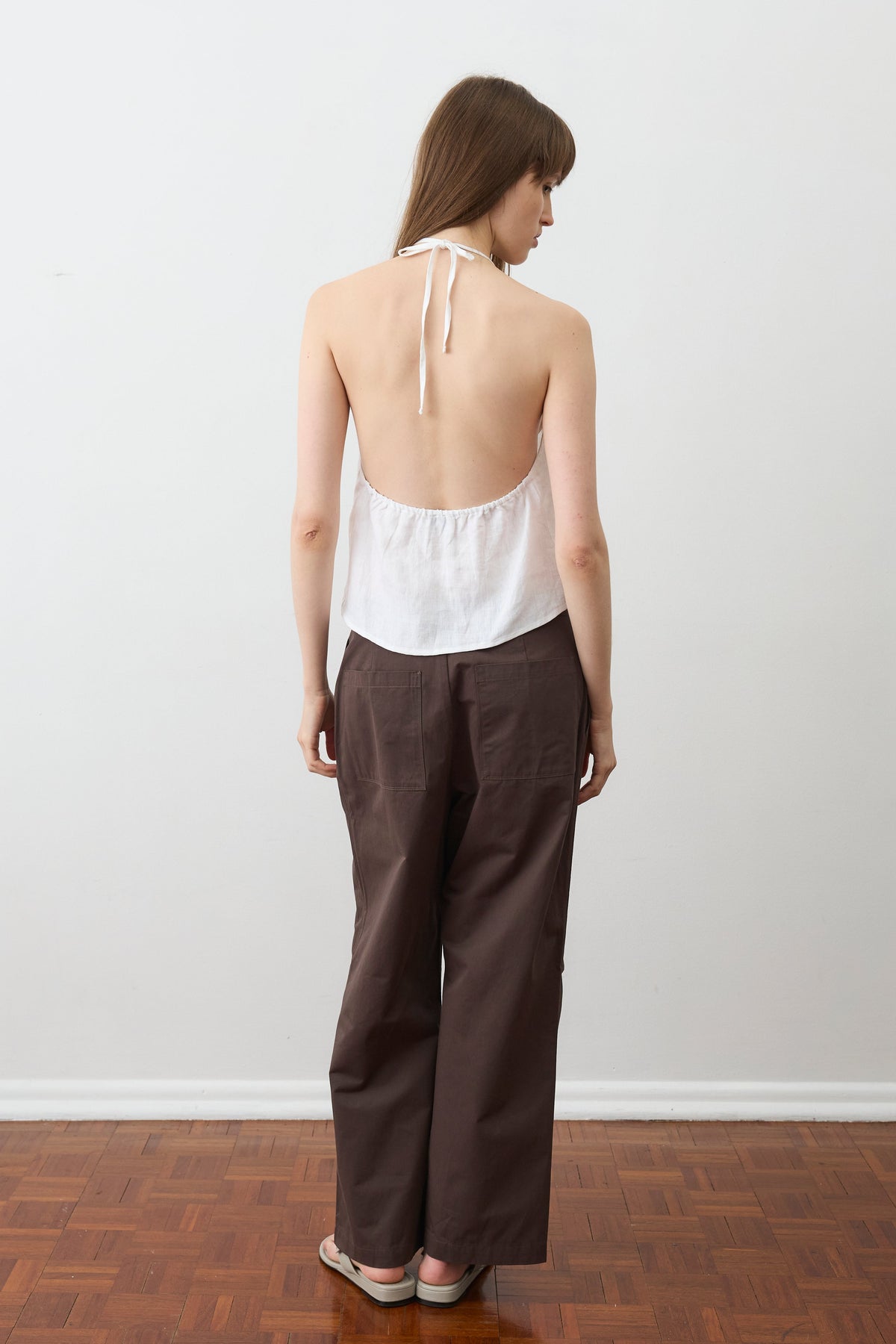 Trim Halter - White