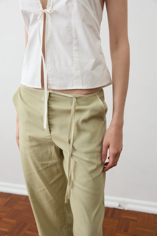 Cross Tie Pant - Sage Stone