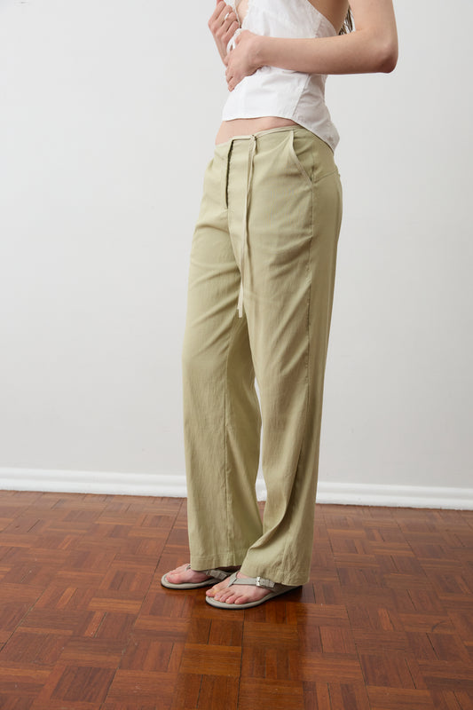 Cross Tie Pant - Sage Stone