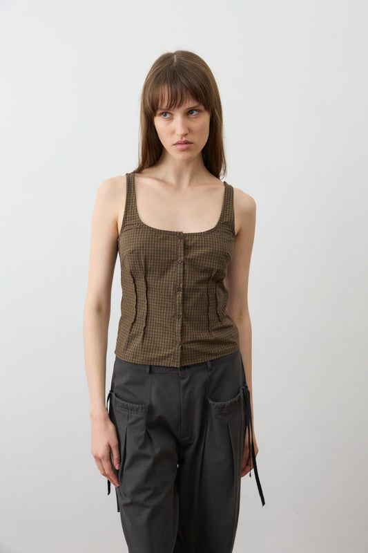Cinched Pocket Pant - Charcoal